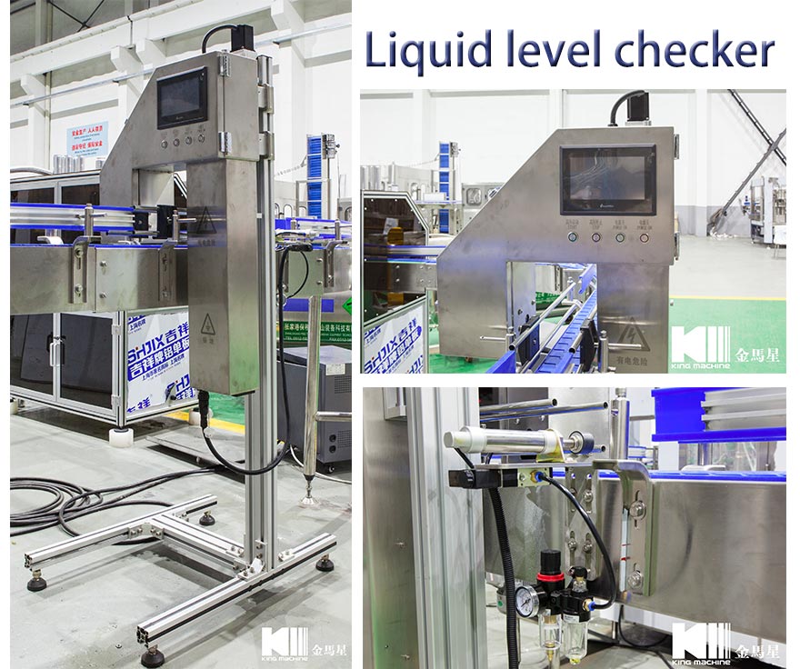 Liquid level checker machine