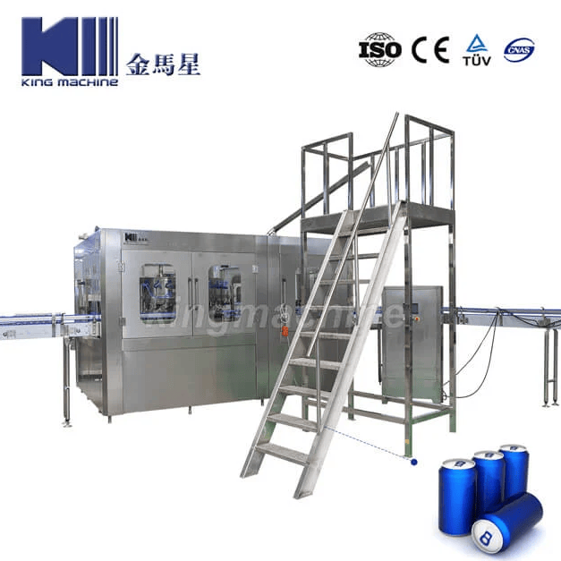 Beer Carbonated Soft Drink Beverage Can Filling And Sealing Machine