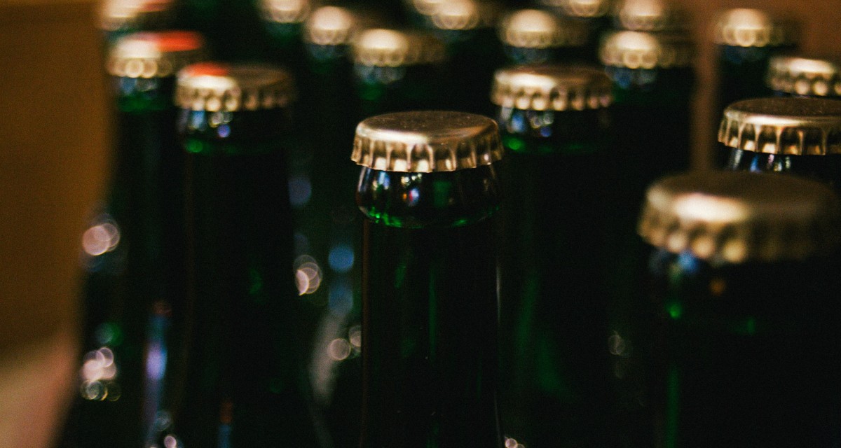 beer bottle filling