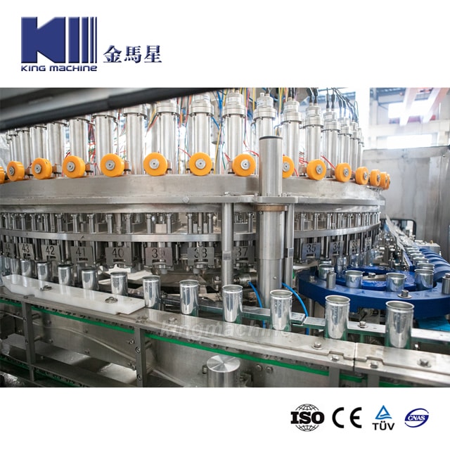 Fully Automatic Flowmeter Type Canning Machine Filling For CSD 