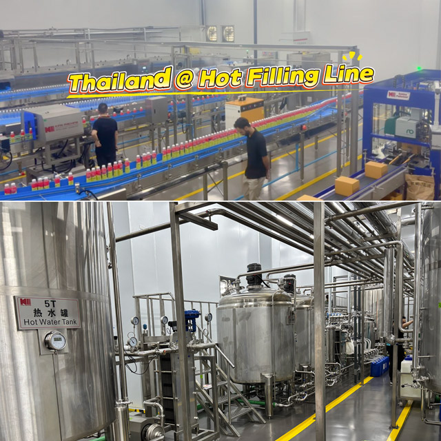 Thailand Tea Bottling Factory Chooses King Machine Juice Filling Line 
