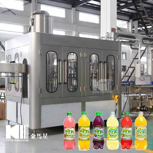 Aseptic Juice Drinking Bottling Machine 5000BPH RCGF 18-18-6 