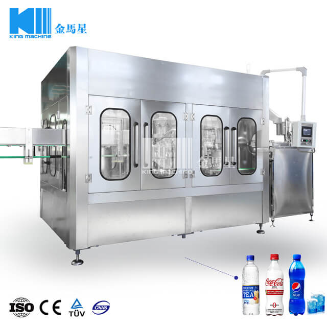 7000BPH Carbonated Drink 3-in-1 Filling Machine 