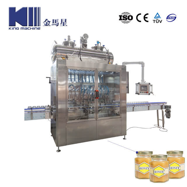 Automatic Honey Washing Bottle Filling Capping Machine Complete Production Line 