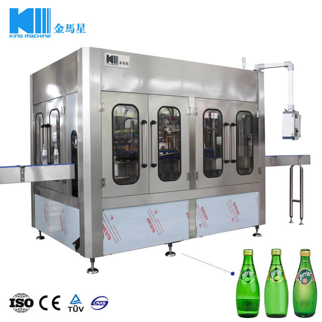 3 in 1 Monoblock Automatic Sparkling Water Drinks Bottling Machine